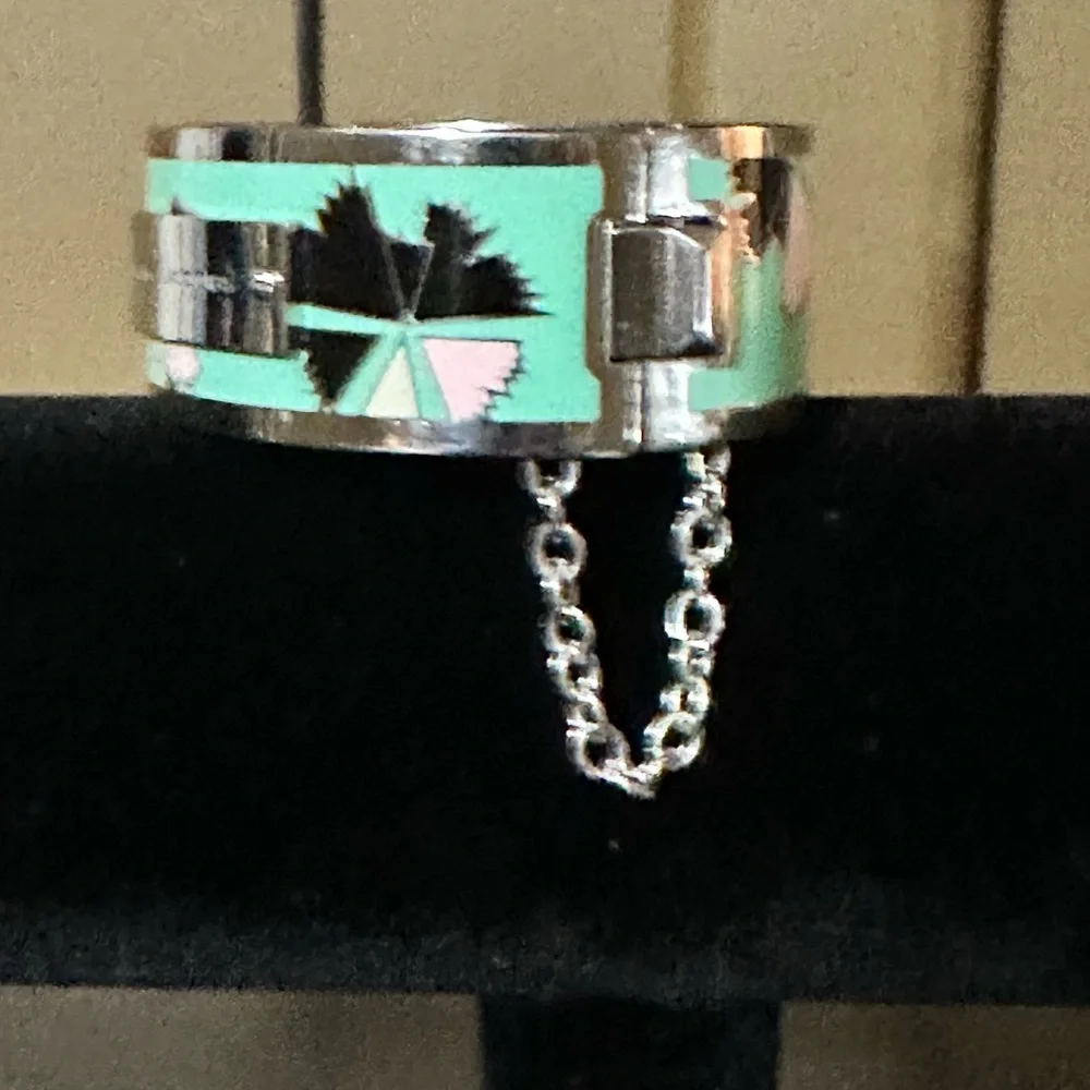 Marc by Marc Jacobs Green and Silver Bangle - Picture 2 of 3